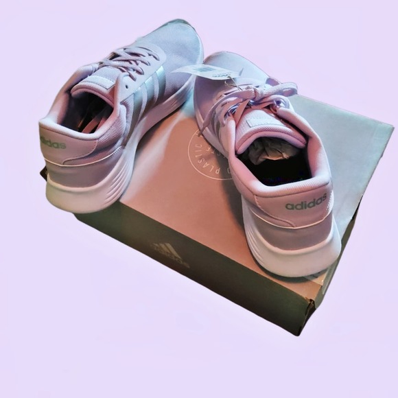 ADIDAS WOMEN'S LITE RACER 2.0 LIGHT PURPLE RUNNING SHOES / SNEAKERS SIZE 10.5 - Picture 4 of 8